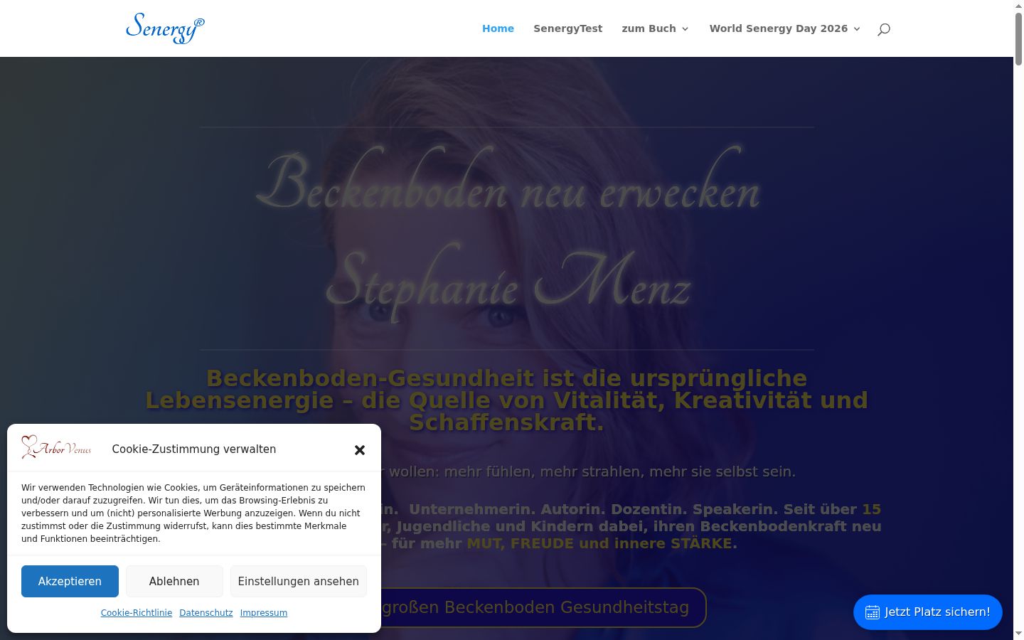 Capture d'écran de la bannière de consentement affichée avant toute interaction