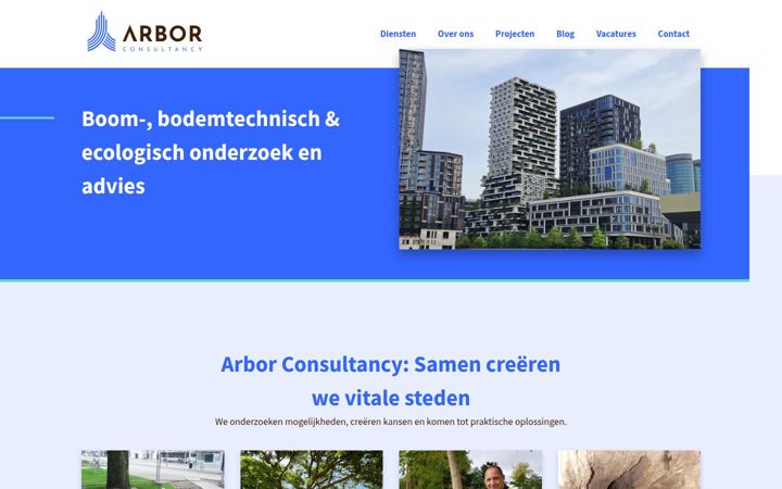 Screenshot of arborconsultancy.nl