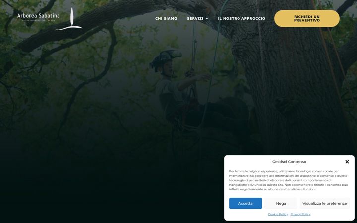 Screenshot of arboreasabatina.it