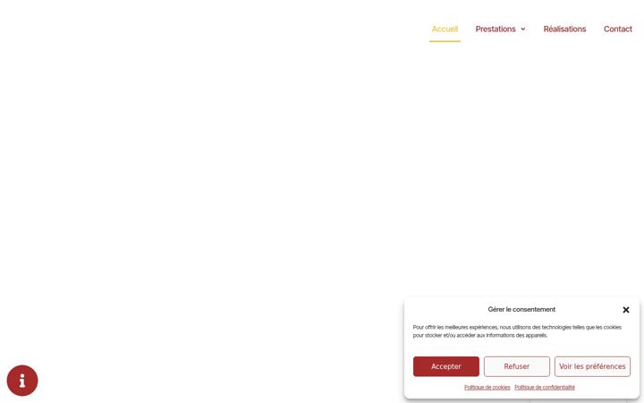 Screenshot of arboreco-menuiserie.fr