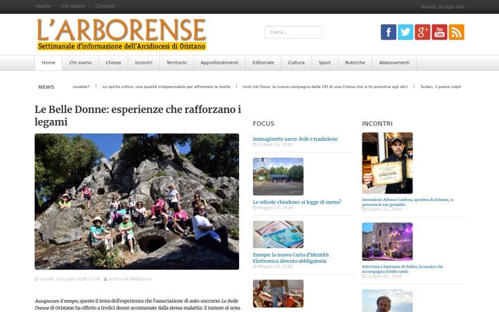 Screenshot of arborense.it