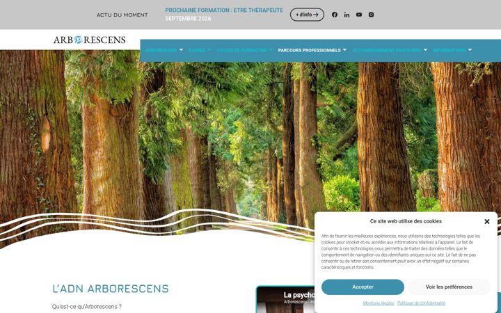 Screenshot ta' arborescens.org