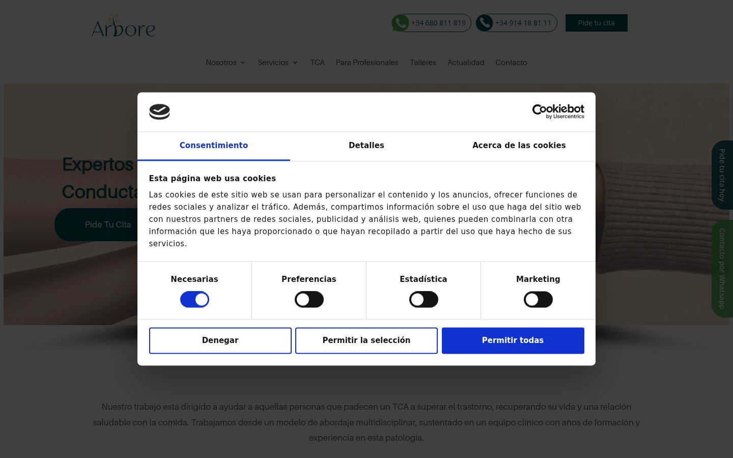 Sutikimo reklamjuostės, rodytos prieš bet kokią sąveiką, ekrano kopija