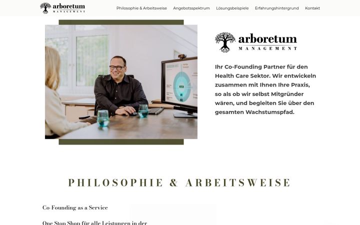 Screenshot of arboretum.management