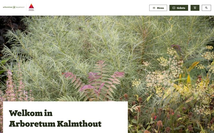 Screenshot of arboretumkalmthout.be