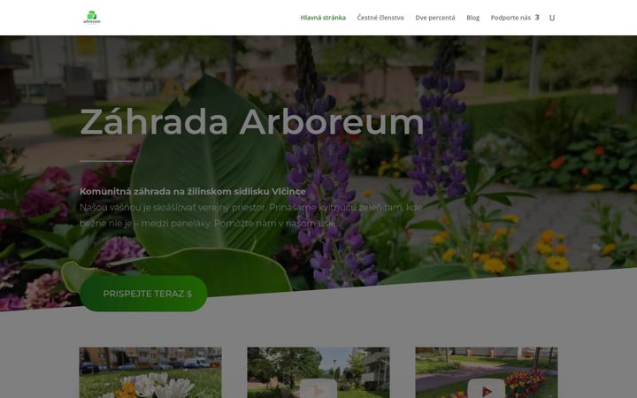 Screenshot of arboreumgarden.com