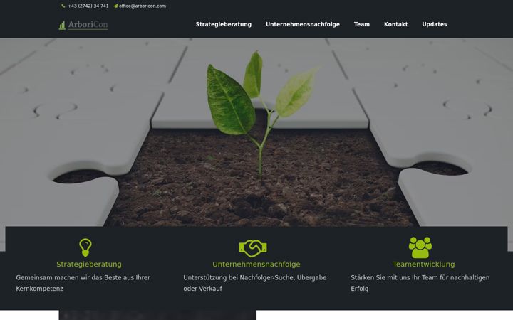 Screenshot of arboria.at