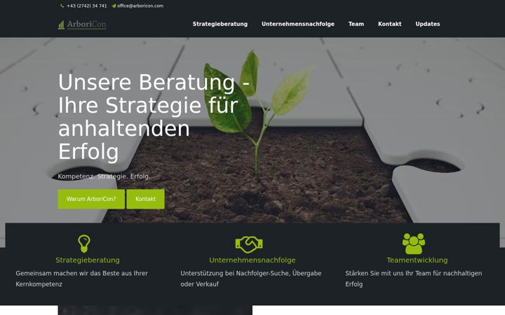 Screenshot of arboricon.at