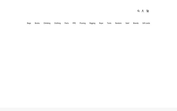 Screenshot of arboristsupply.ca