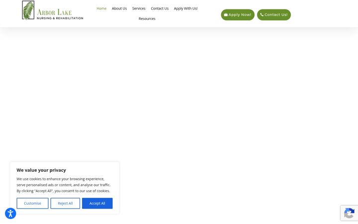 Screenshot von arborlakenursing.com