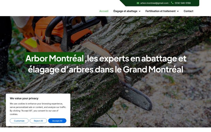 Screenshot of arbormontreal.com