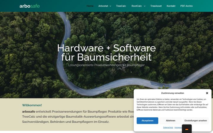 Screenshot van arbosafe.com