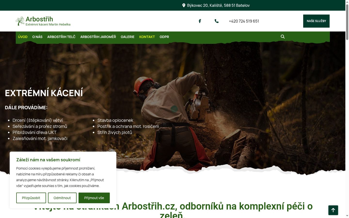 Sutikimo reklamjuostės, rodytos prieš bet kokią sąveiką, ekrano kopija