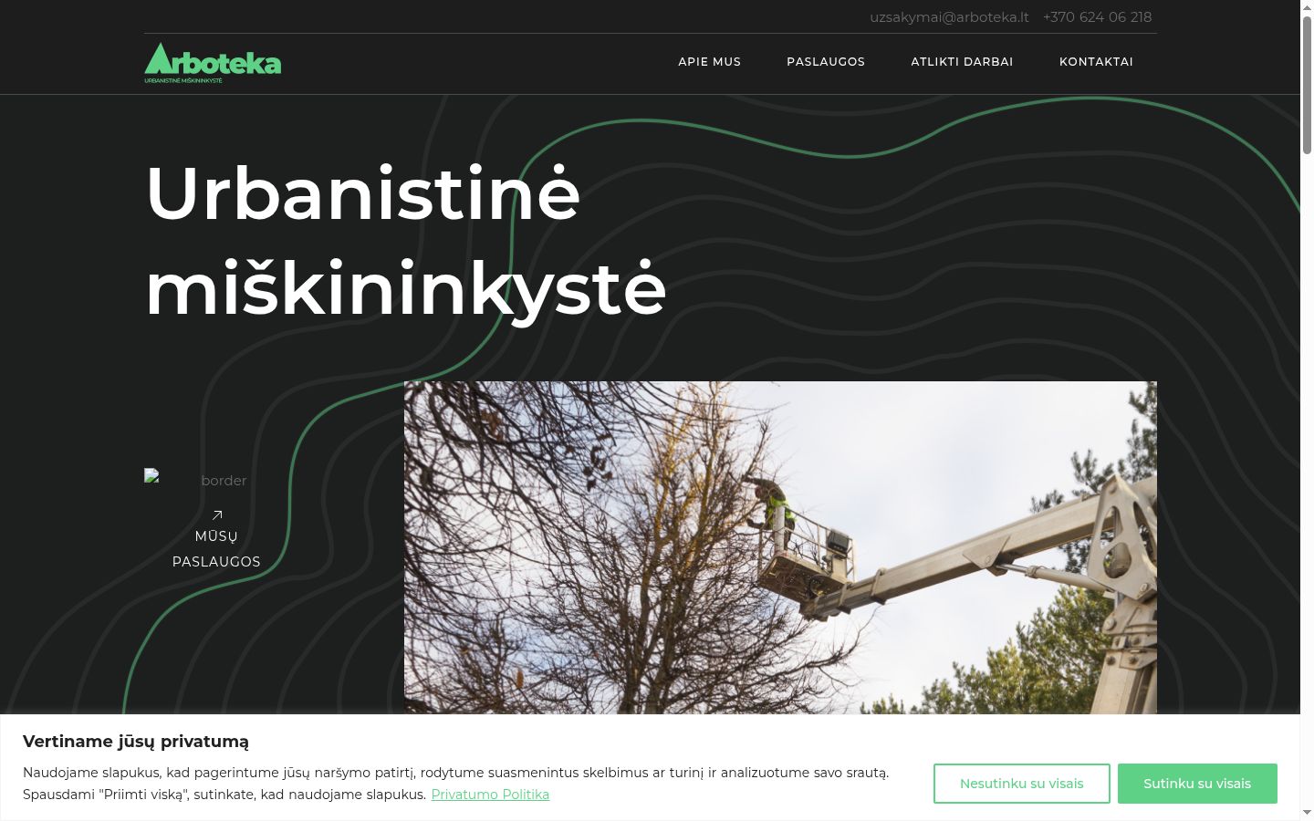 Snímek obrazovky baneru souhlasu zobrazeného před jakoukoli interakcí