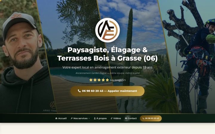 Ekrano kopija arboterrasse.fr
