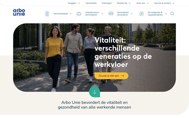 Screenshot of arbounie.nl
