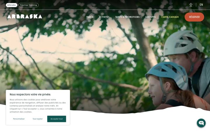 Screenshot of arbraska.com