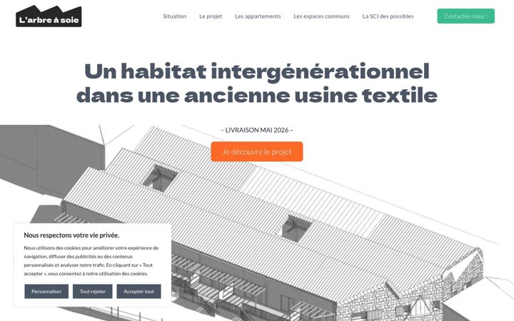 Képernyőkép: arbre-a-soie.fr