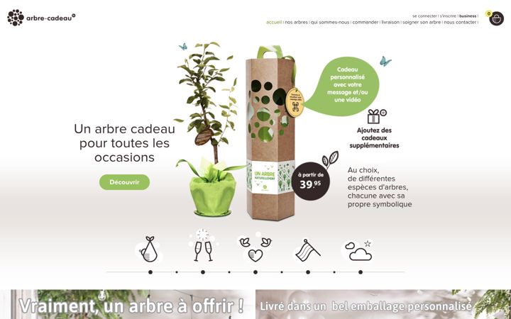 Ekrano kopija arbre-cadeau.fr