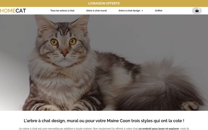 Screenshot of arbre-chat.ch