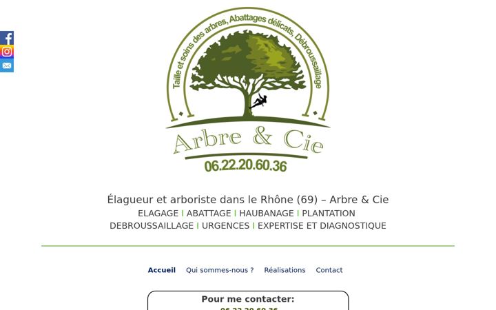 Screenshot of arbre-cie.fr