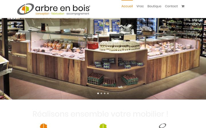 Screenshot of arbre-en-bois.fr
