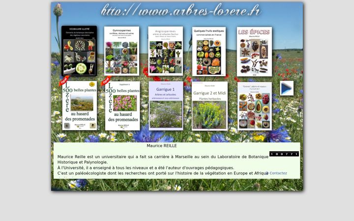 Screenshot of arbres-lozere.fr