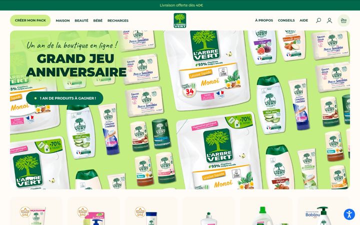 Ekrānuzņēmums no arbrevert.fr