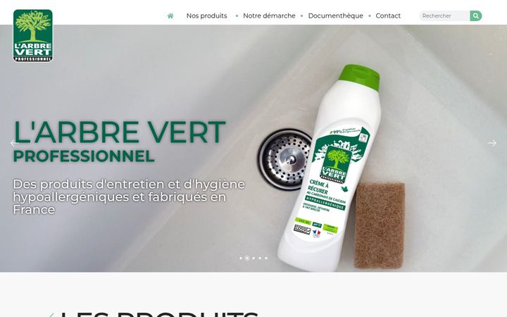 Ekrānuzņēmums no arbrevertprofessionnel.fr
