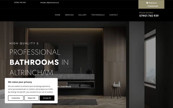 Screenshot of arbuilding.uk