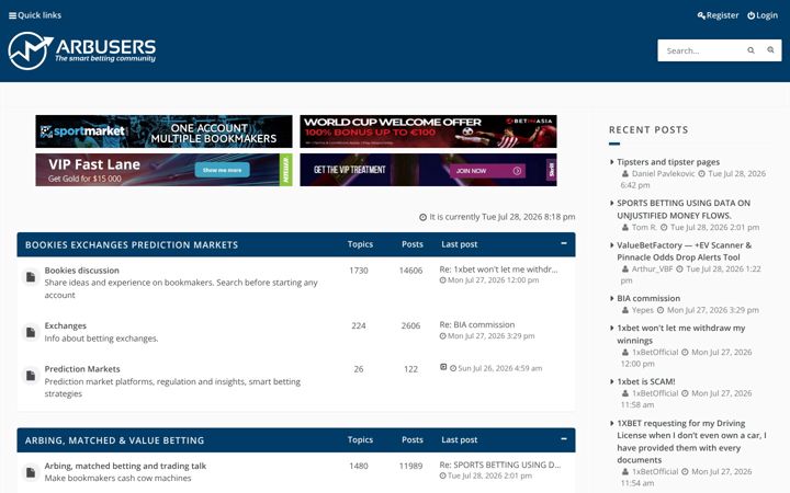 Screenshot of arbusers.com