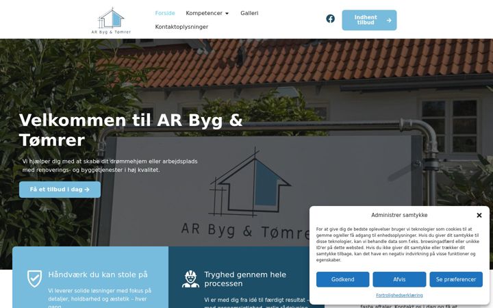 Screenshot of arbyg.dk