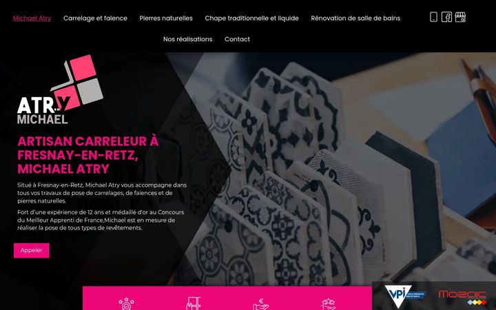 Screenshot of arc-carrelage.fr