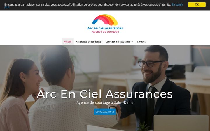 Screenshot of arc-en-ciel-assurances-paris.fr