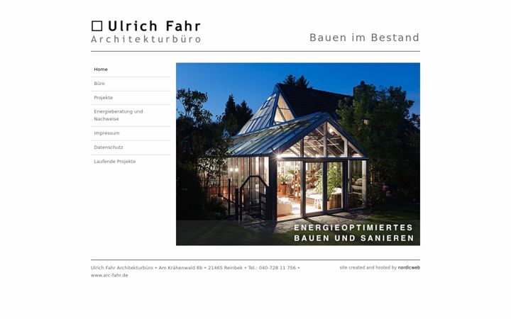 Screenshot of arc-fahr.de