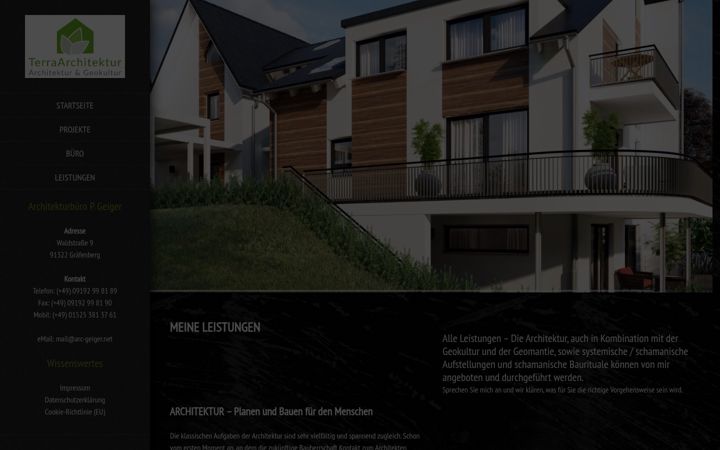 Screenshot of arc-geiger.net