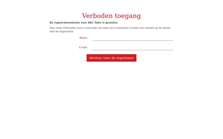 Screenshot of arc-talks.nl