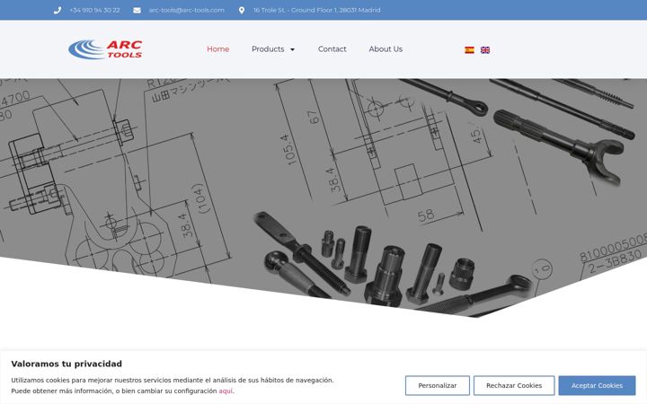 Zrzut ekranu arc-tools.com