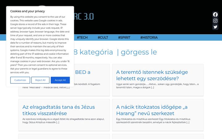 Zrzut ekranu arc-weboldala.com