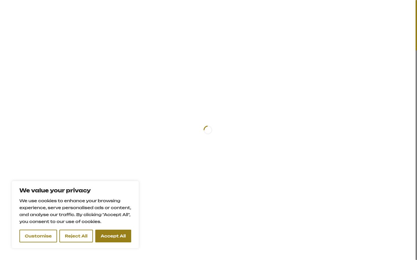 Screenshot van de toestemmingsbanner zoals getoond vóór enige interactie