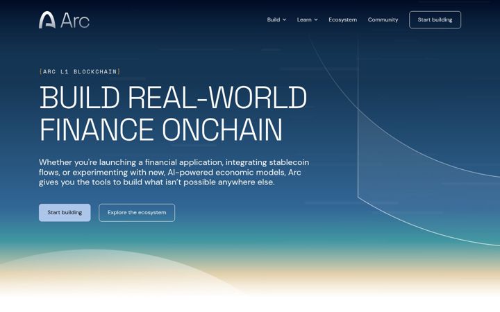 Screenshot of arc.io