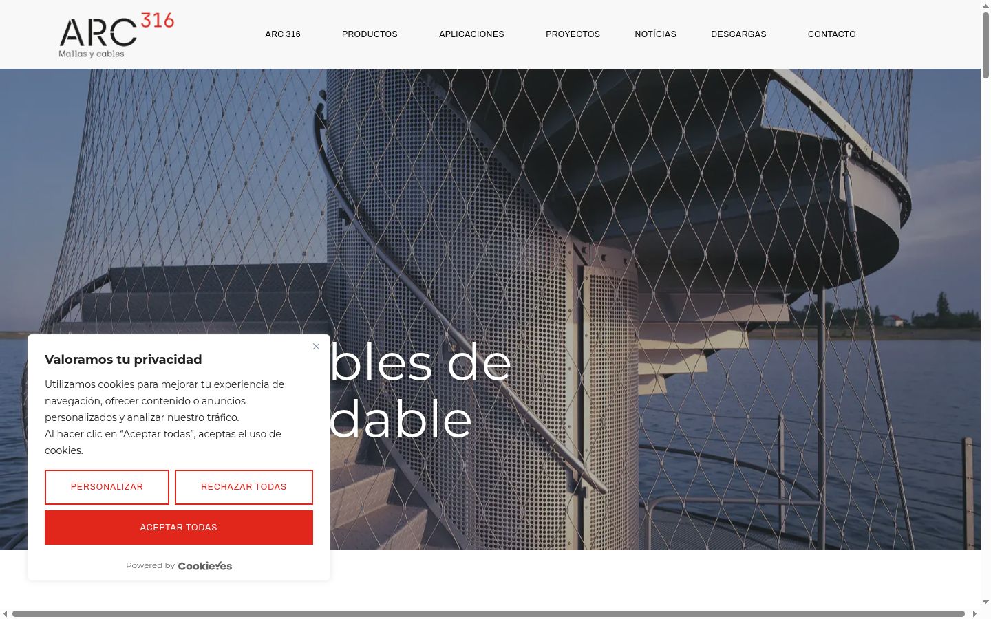 Screenshot tal-banner tal-kunsens muri qabel kwalunkwe interazzjoni