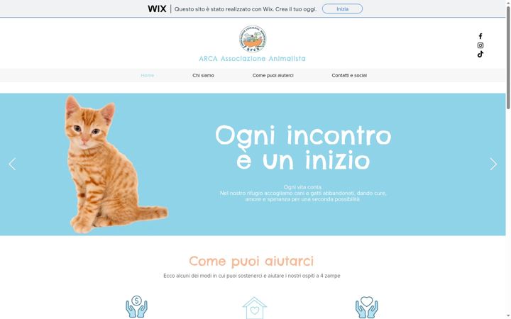 Screenshot of arcaanimalista.it