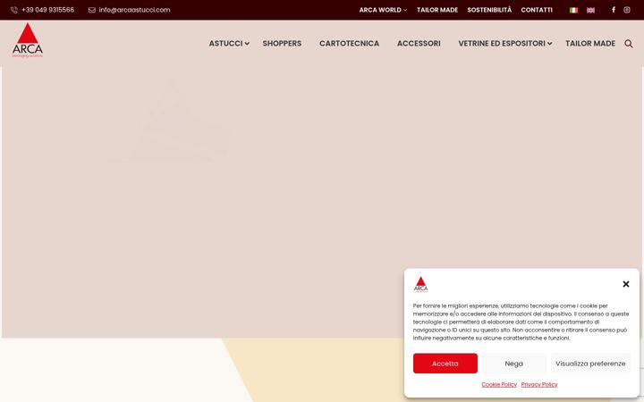 Zrzut ekranu arcaastucci.com