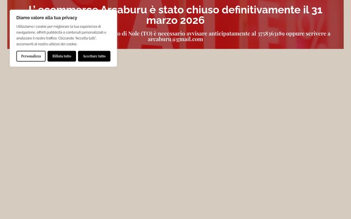Zrzut ekranu arcaburu.com
