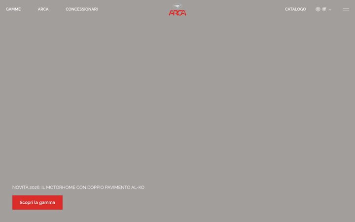 Screenshot of arcacamper.it