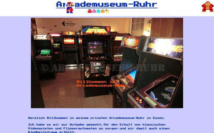 Screenshot of arcademuseum-ruhr.de