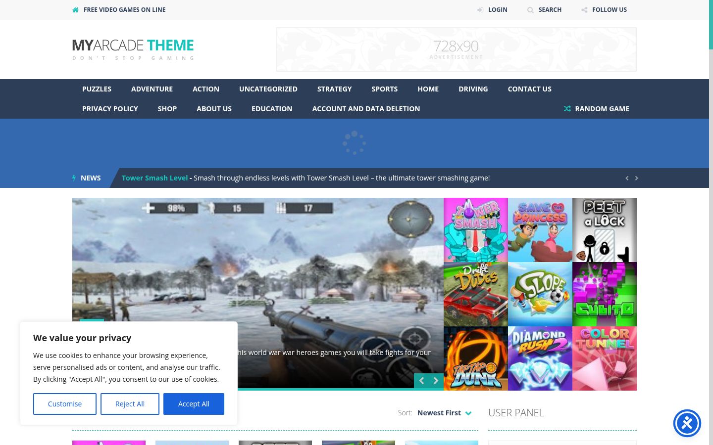 Screenshot tal-banner tal-kunsens muri qabel kwalunkwe interazzjoni