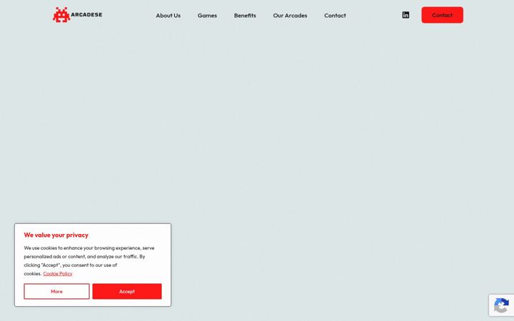Screenshot ta' arcadese.com