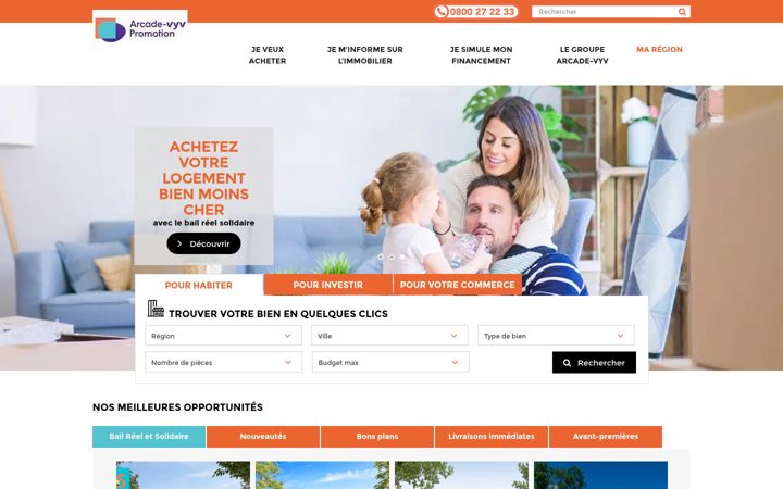 Screenshot of arcadevyvpromotion.com